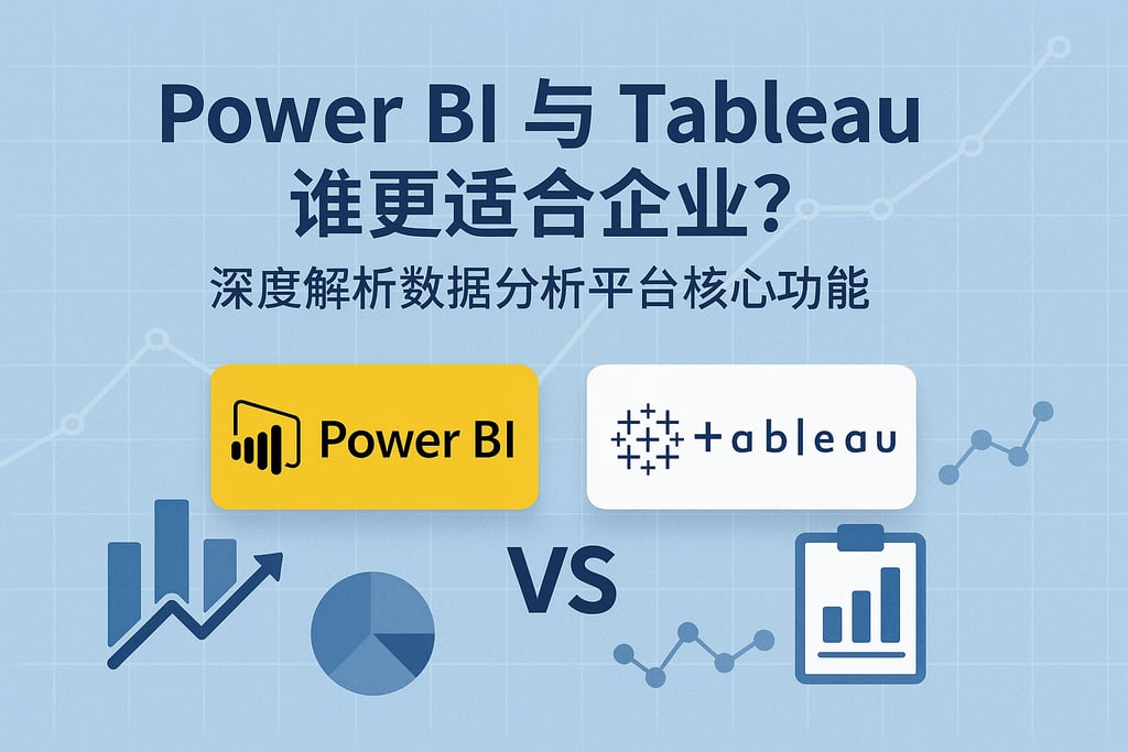 Power BI和Tableau谁更适合企业？深度解析数据分析平台核心功能